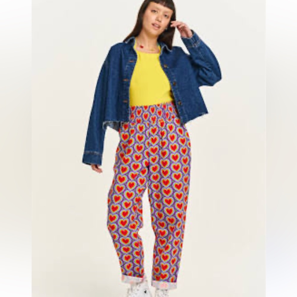 Colorful Heart Pattern Kids Bottoms
